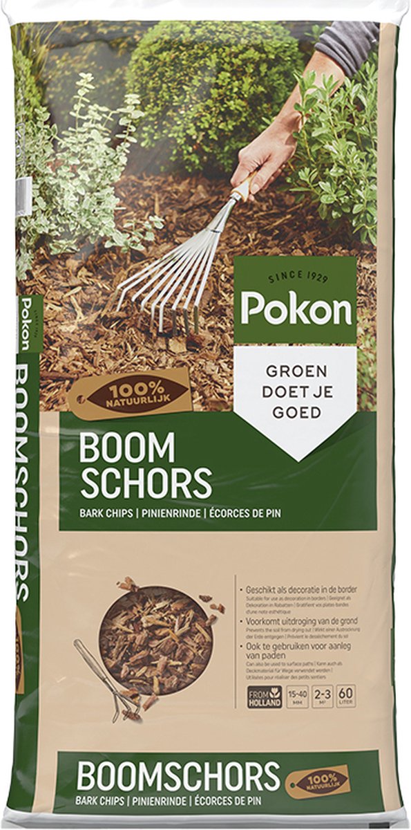  Pokon Verse Boomschors - 60l - Sierschors - Boomschors Bodembedekker