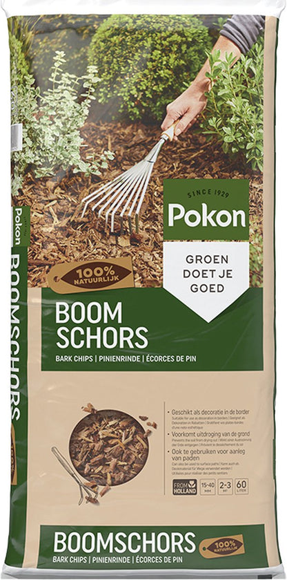  Pokon Verse Boomschors - 60l - Sierschors - Boomschors Bodembedekker