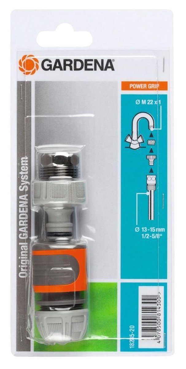  Gardena Koppeling Set Snelaansluitstukken Kraanstuk, Slangstuk En Draadadapter 4078500010269
