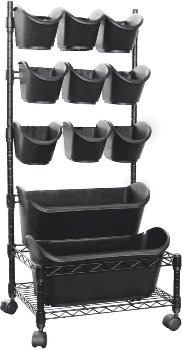  Nature - Mobiel Verticaal Tuinieren - H97 X 44 X 32,5cm - Complete Set