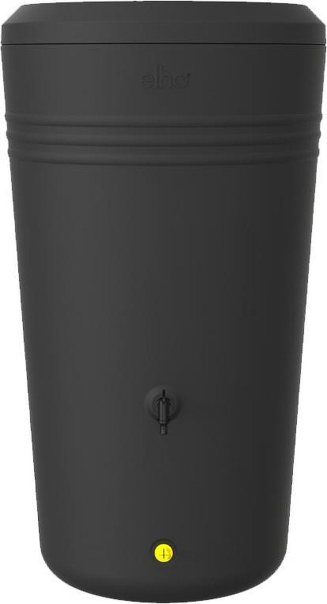  Elho Green Basics Regenton - Regenton - Living Black - Buiten - 200 Liter