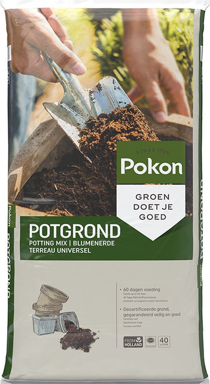  Pokon Universele Potgrond - 40l - Voor Binnen En Buiten - 60 Dagen Voeding - Potgrond Universeel