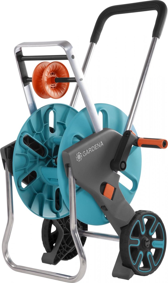  GARDENA - AquaRoll M CleverRoll Easy Slangenwagen - Maximaal 60 Meter - Inklapbare Zwengel