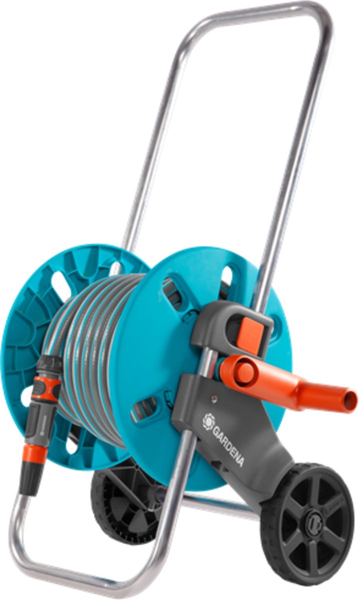  GARDENA - AquaRoll CleverRoll S Set Slangenwagen - Incl. 20 M Slang - Maximaal 40 M Opbergcapaciteit