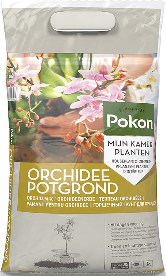  Pokon Orchidee Potgrond - 5l - Potgrond (Orchidee) - 60 Dagen Voeding