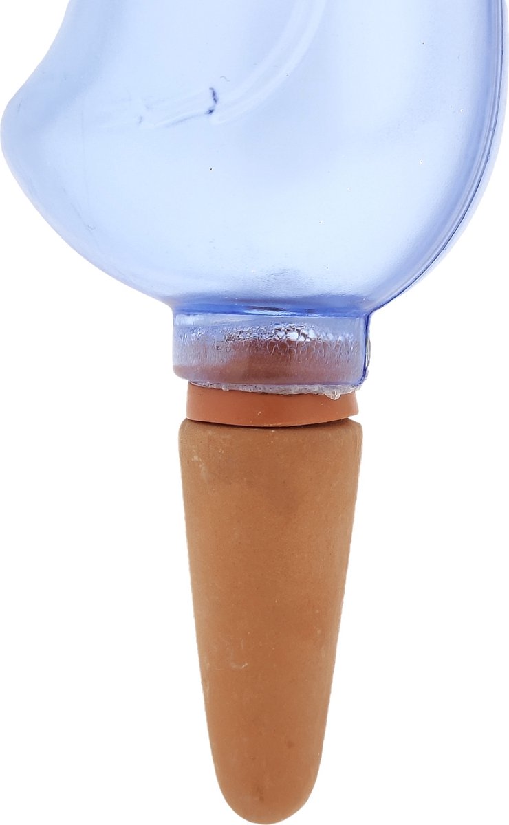  JS Drippy - Waterdruppelaars Set Van 2 Stuks - Druppelaar Vogel - Druppelsysteem Planten - Watergeefsysteem Kamerplanten - Waterbol - Blauw
