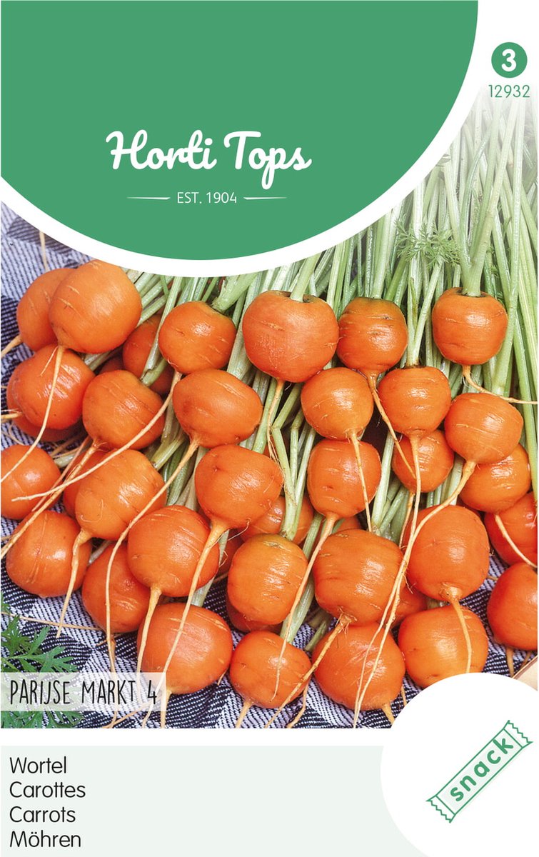  Hortitops Zaden - Wortelen Parijse Markt 4