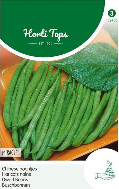  Hortitops Zaden - Struikprinsessenbonen Miracle Chinese Boontjes 25 Gram