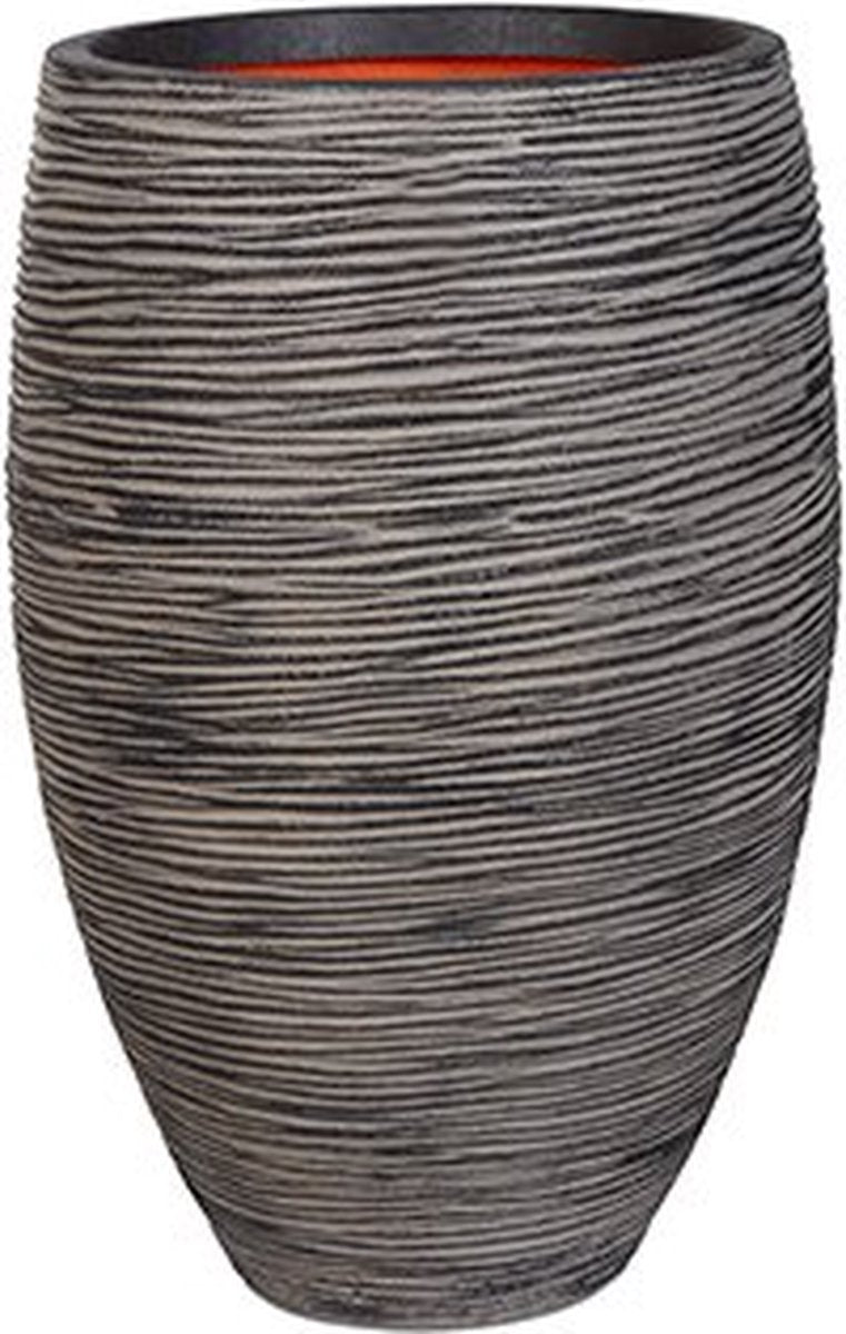  Capi Europe - Vaas Elegant Deluxe Rib NL - 56x84 - Zwart - Voor Binnen En Buiten - KBLR1132