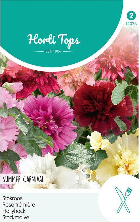  Hortitops Zaden - Althaea Rosea Summer Carnival - Stokroos