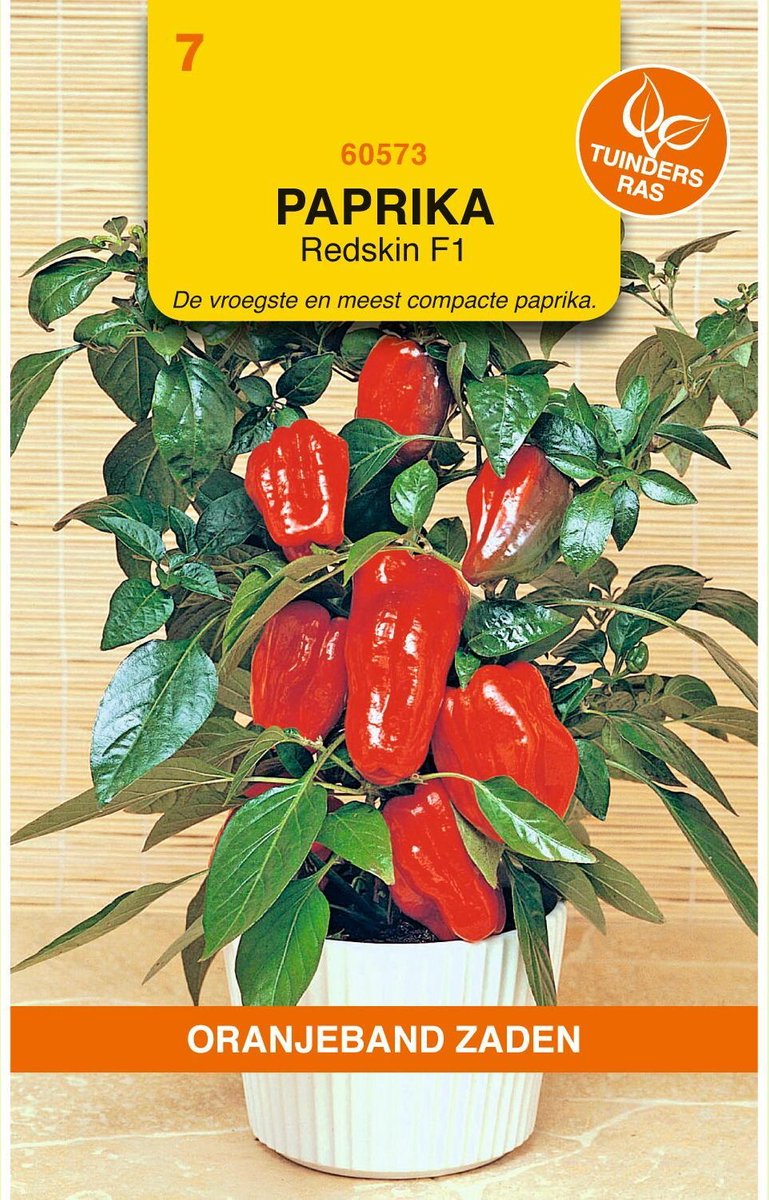  Oranjebandzaden - Paprika Redskin F1