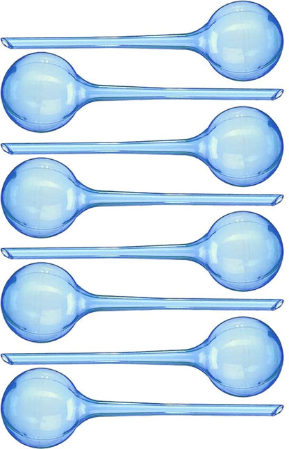  HGMD Waterdruppelaar Set Van 8 Stuks Voor Planten Transparant - Blauw - Waterdruppelaar Voor Kamerplanten – Waterbol - Waterdruppelaar Voor Planten - Watergeefsysteem