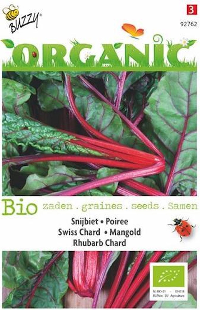 Buzzy Organic Snijbiet Rhubard Chard BIO