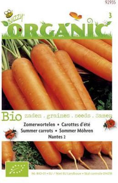 Buzzy® Organic Zomerwortelen Nantes 2 (BIO)