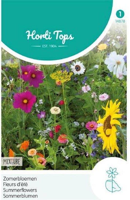  Hortitops Zaden - Zomerbloemen Gemengd