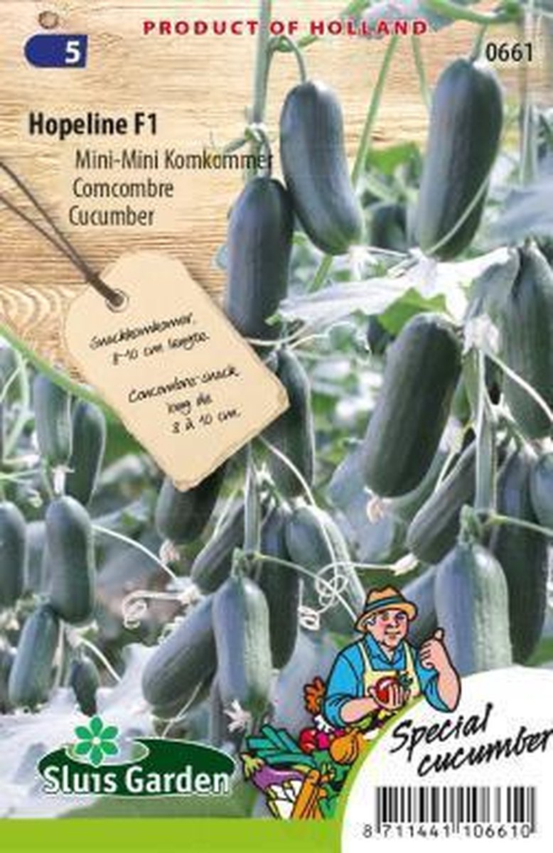  Sluis Garden - Mini Komkommer Hopeline F1