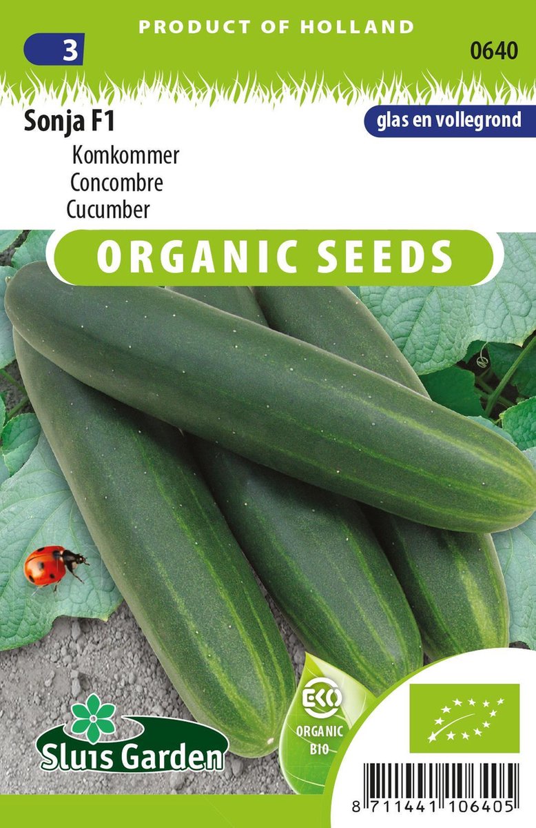  Sluis Garden - Komkommer Sonja - BIO Zaden