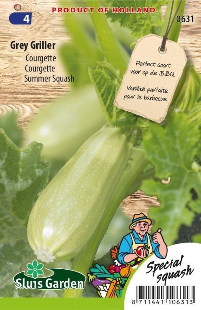  Sluis Garden - Courgette Grey Griller F1