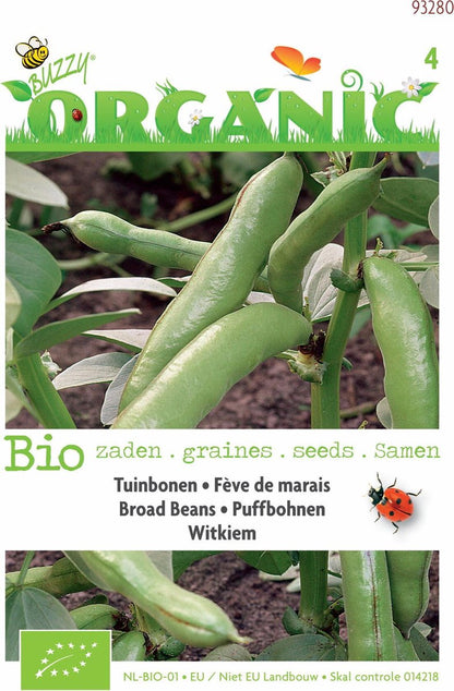  Buzzy Organic Tuinbonen Witkiem 15 Gram (BIO)