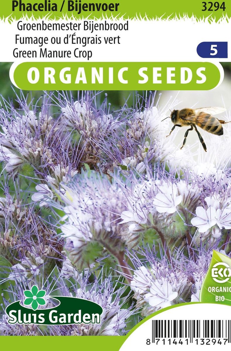  Sluis Garden - Groenbemester Bijenvoer BIO (Phacelia)