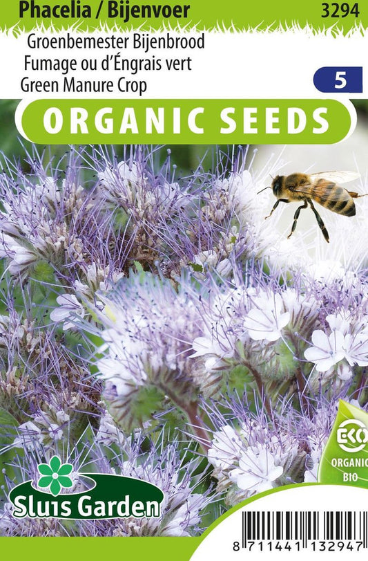  Sluis Garden - Groenbemester Bijenvoer BIO (Phacelia)