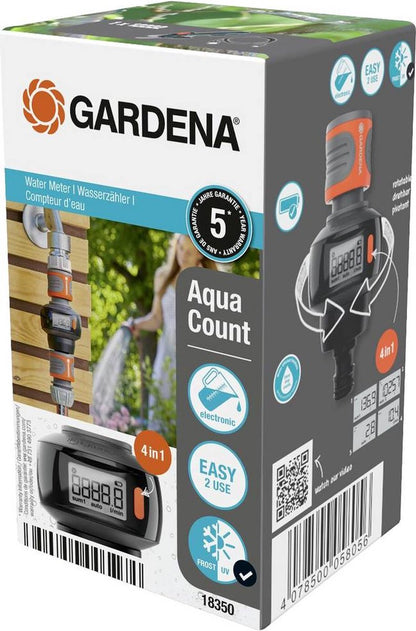  GARDENA AquaCount 18350-20 Watermeter Werkt Op Batterijen
