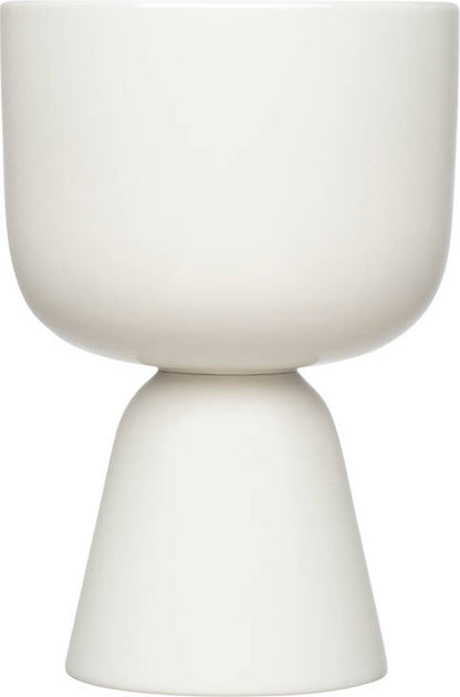  Iittala Nappula - Bloempot - Bloempotten Voor Binnen En Buiten - Plantenpotten - Wit - 230 X 155 Mm - 1 Stuk