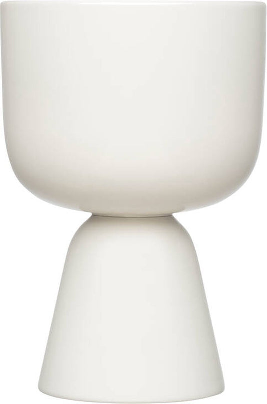  Iittala Nappula - Bloempot - Bloempotten Voor Binnen En Buiten - Plantenpotten - Wit - 230 X 155 Mm - 1 Stuk