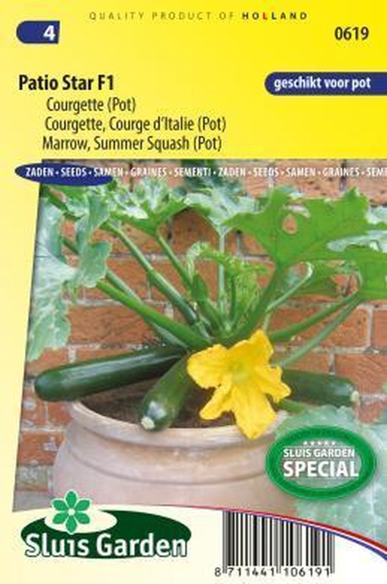  Sluis Garden - Courgette Patio Star F1
