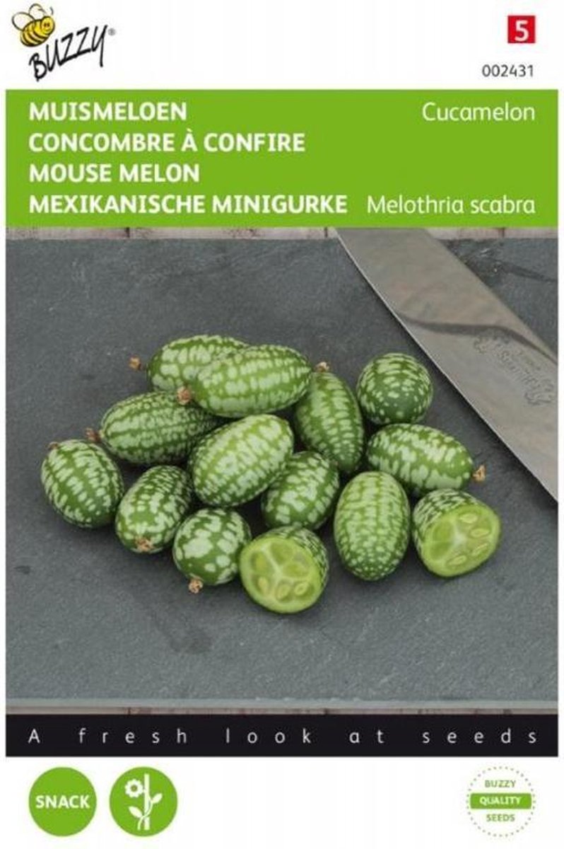  Buzzy Zaden - Cucamelons Muismeloen 15 Zaden