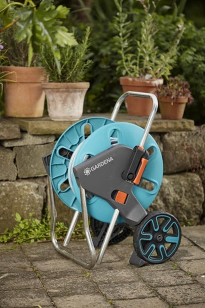  GARDENA - AquaRoll CleverRoll S Set Slangenwagen - Incl. 20 M Slang - Maximaal 40 M Opbergcapaciteit