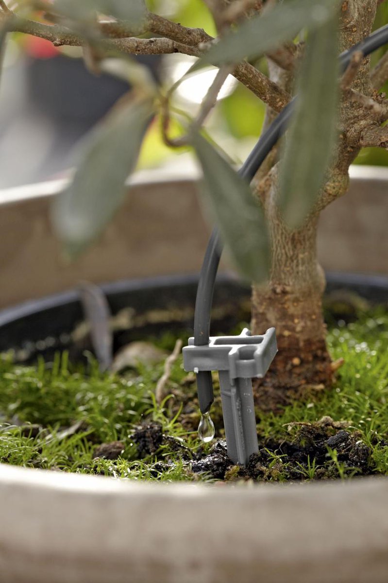  GARDENA Vakantiebewateringsset Duppelsysteem - Geschikt Voor 36 Potplanten - Incl. 9l Vat