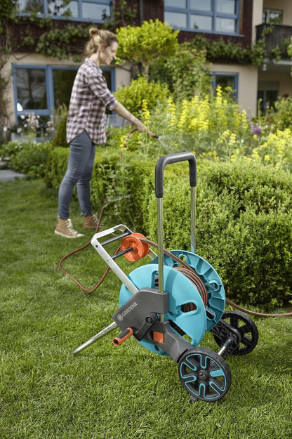  GARDENA AquaRoll M Easy Set - Slangwagen - Maximaal 60 M Opbergcapaciteit