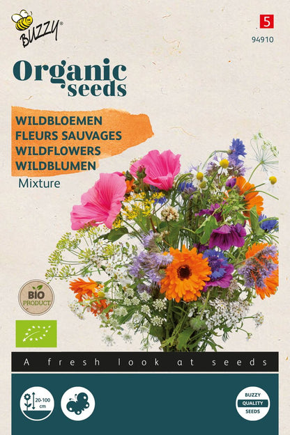  Buzzy® Organic Wildbloemen Mengsel (BIO)
