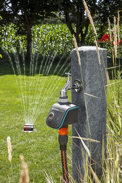  GARDENA - Smart Water Control Set Besproeiingscomputer - 1min Tot 10u - 6 Besproeiingen Per Dag