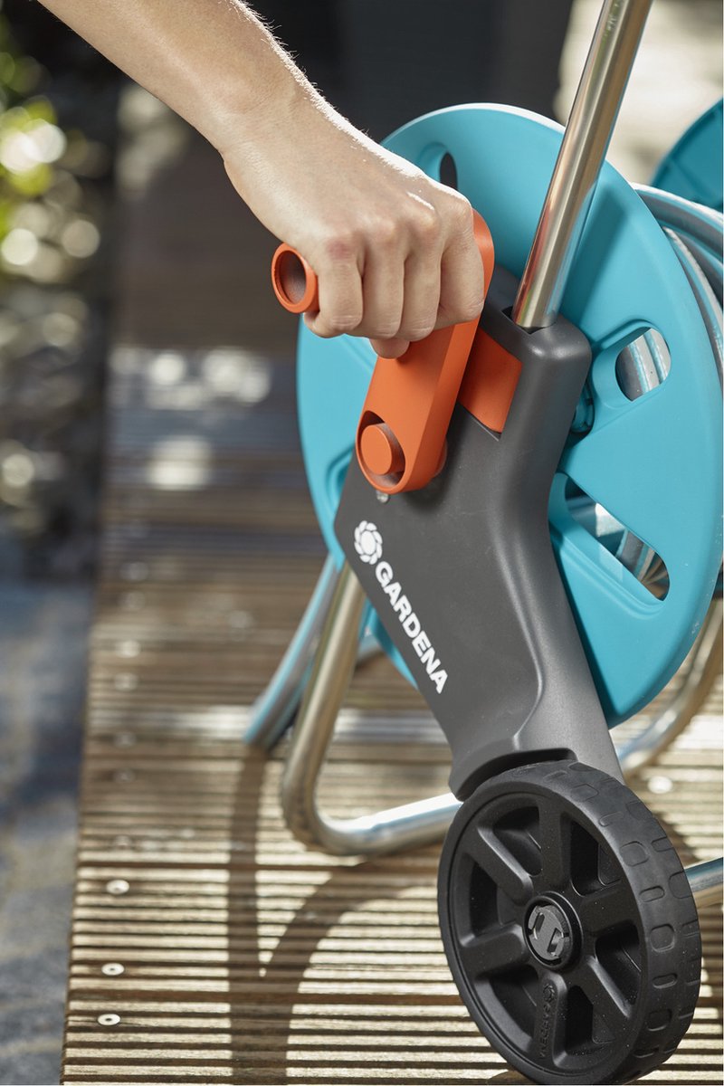  GARDENA - AquaRoll CleverRoll S Set Slangenwagen - Incl. 20 M Slang - Maximaal 40 M Opbergcapaciteit