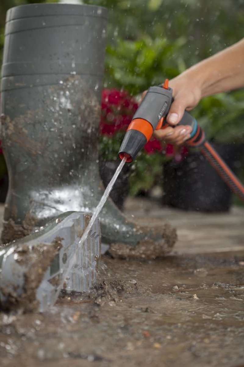  GARDENA - Comfort Reinigingsbroes - Spuitpistool - Traploos Instelbaar