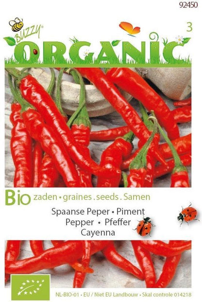  Buzzy® Organic Peper Cayenne (BIO)