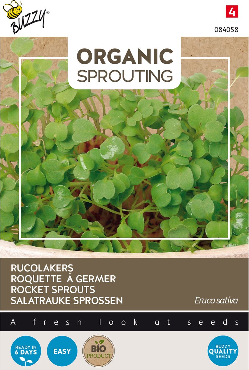  Buzzy® Organic Sprouting Rucolakers (BIO)