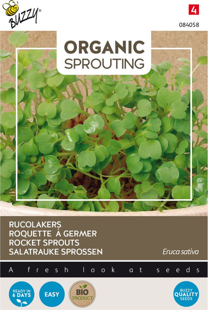  Buzzy® Organic Sprouting Rucolakers (BIO)