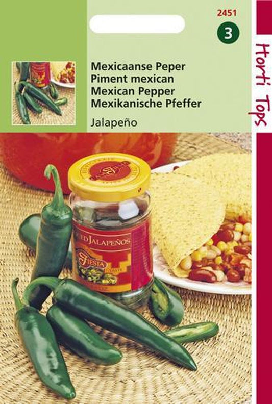  Hortitops Zaden - Peper Jalapeño Mexicaanse