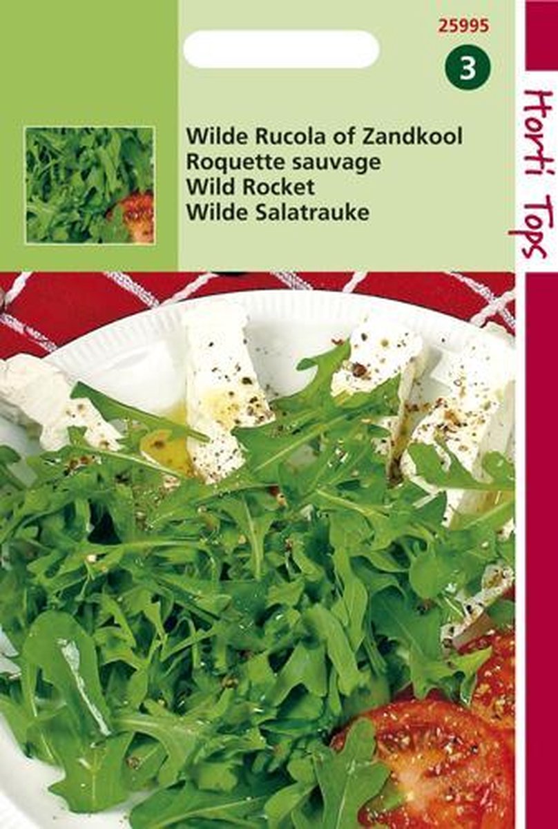  Hortitops Zaden - Rucola Wilde Selvatica (Diplotaxis Erucoides)