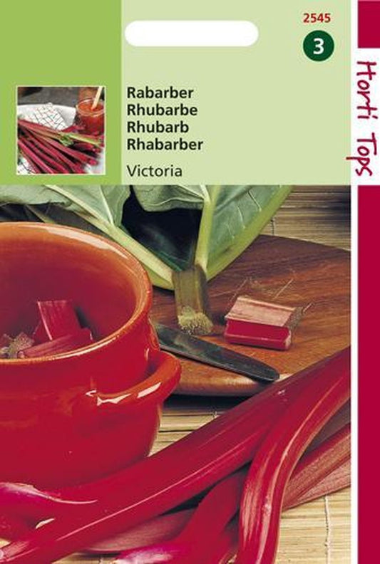  Hortitops Zaden - Rabarber Victoria