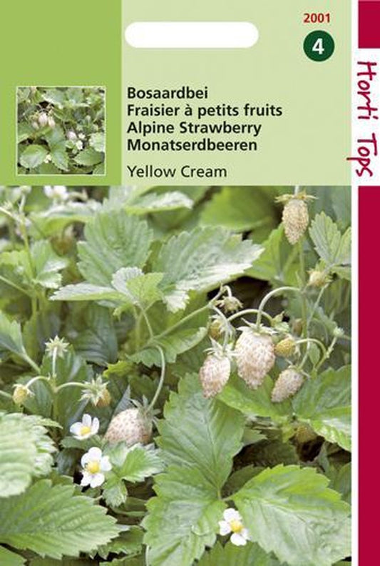  Hortitops Zaden - Aardbeien Yellow Cream