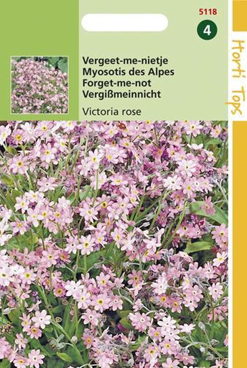  Vergeet-Me-Nietje Bloemzaad - Myosotis Alpestris Victoria - Rose