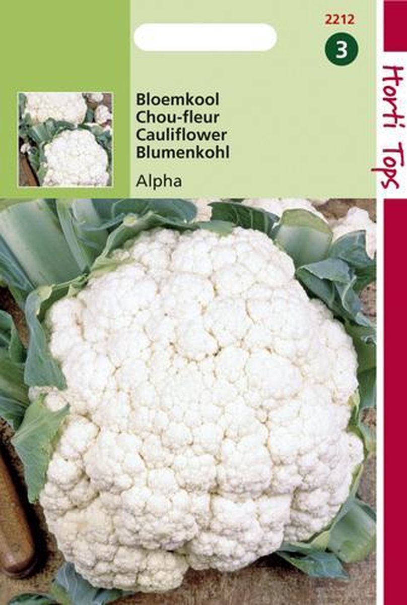  Hortitops Zaden - Bloemkool Alpha 7