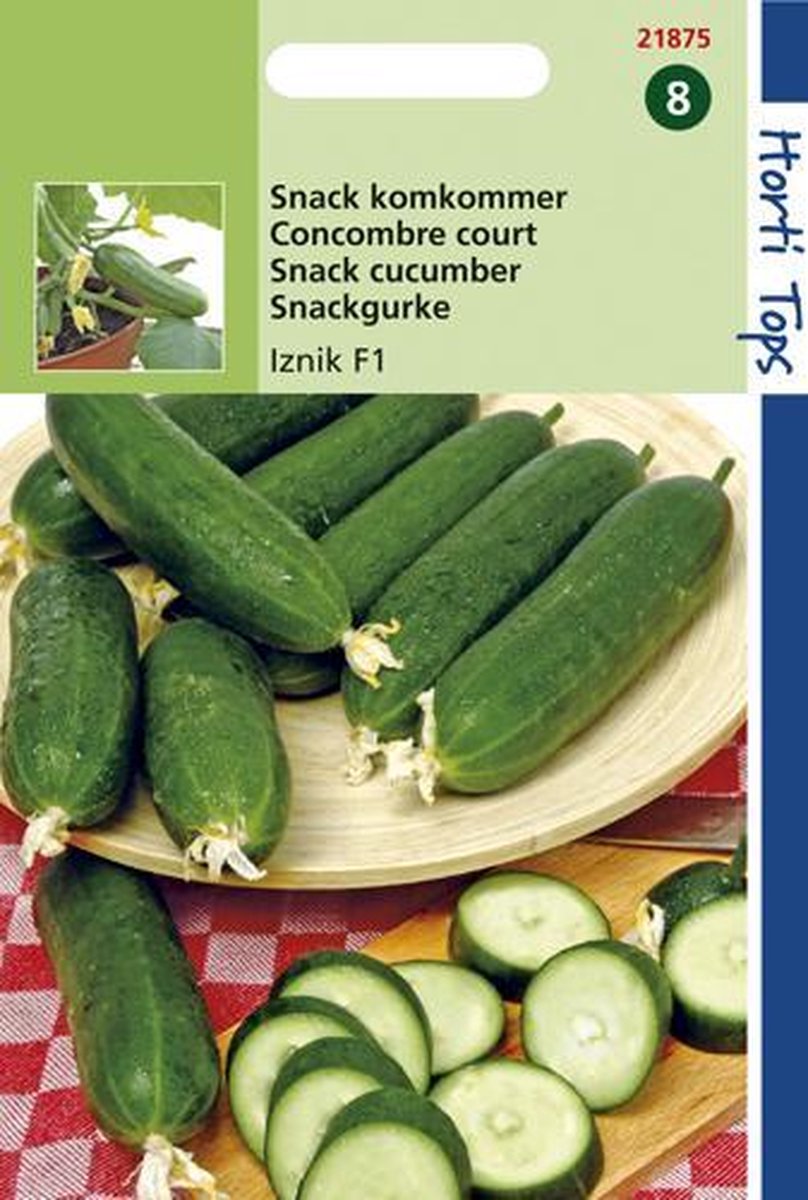  Hortitops Zaden - Snackkomkommer Iznik F2