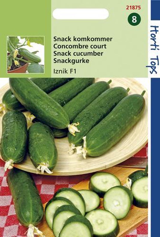  Hortitops Zaden - Snackkomkommer Iznik F2