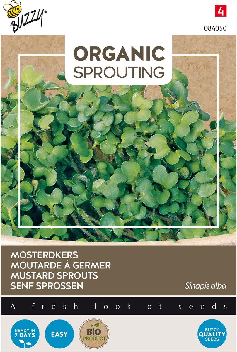  Buzzy® Organic SproutingMosterdkers (BIO)