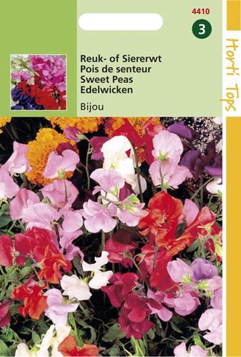  Hortitops Zaden - Lathyrus Odoratus Bijou Gemengd